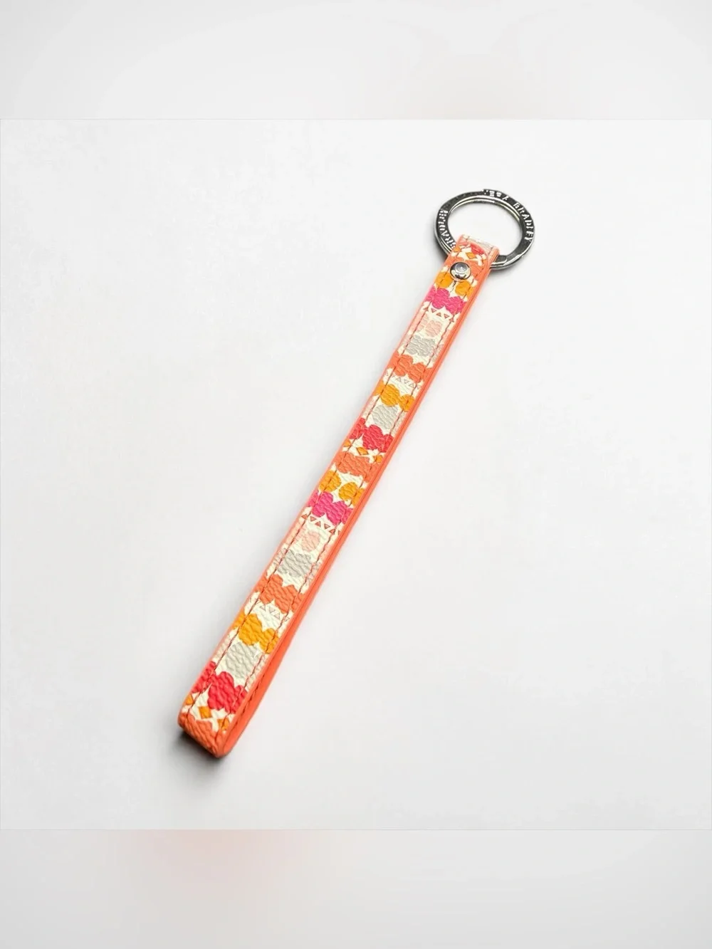 🩷🧡VERA BRADLEY🩷🧡Confetti Stripe Wristlet Key Fob/NWOT